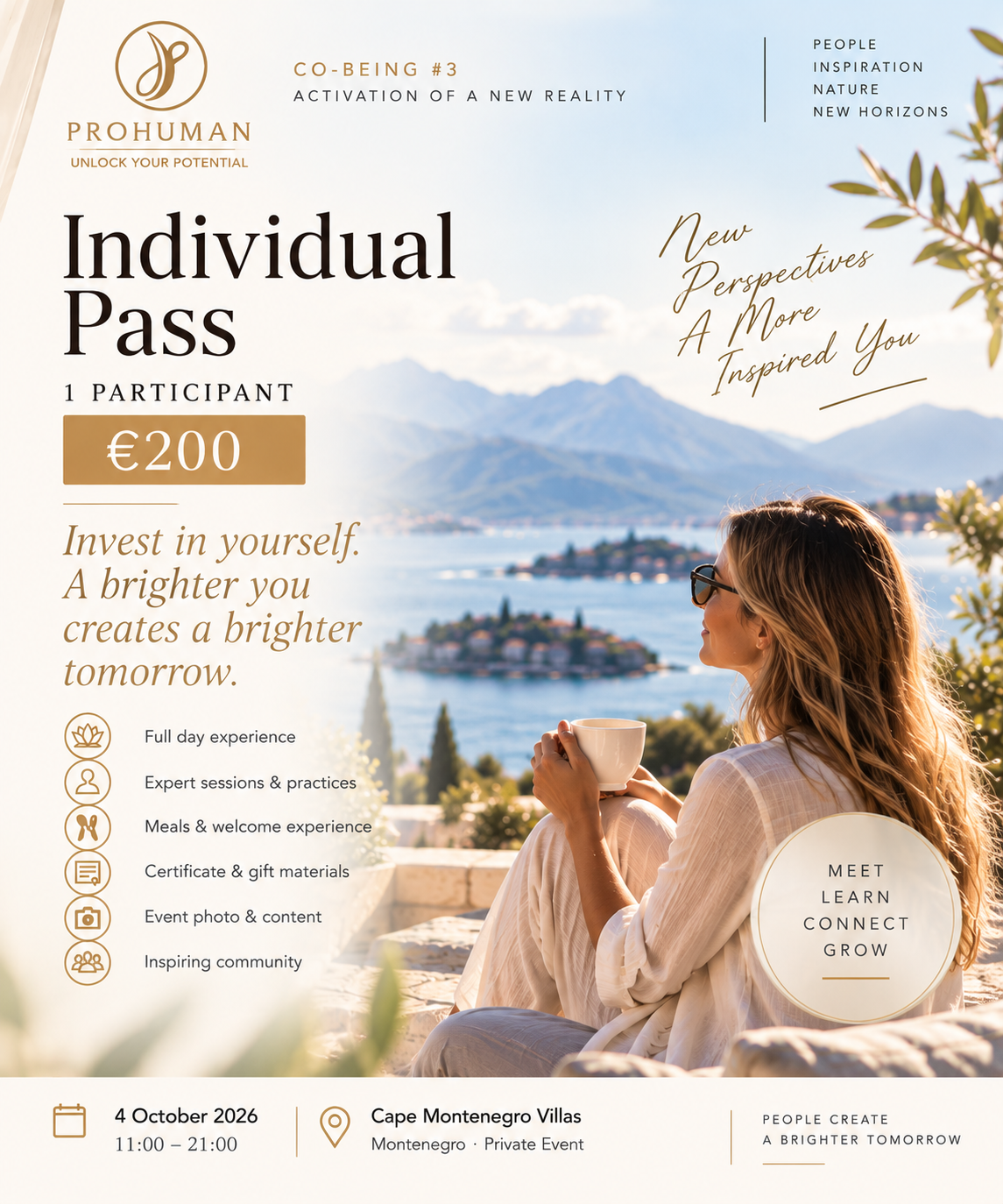 Individual Pass — PROHUMAN CO-BEING #3
