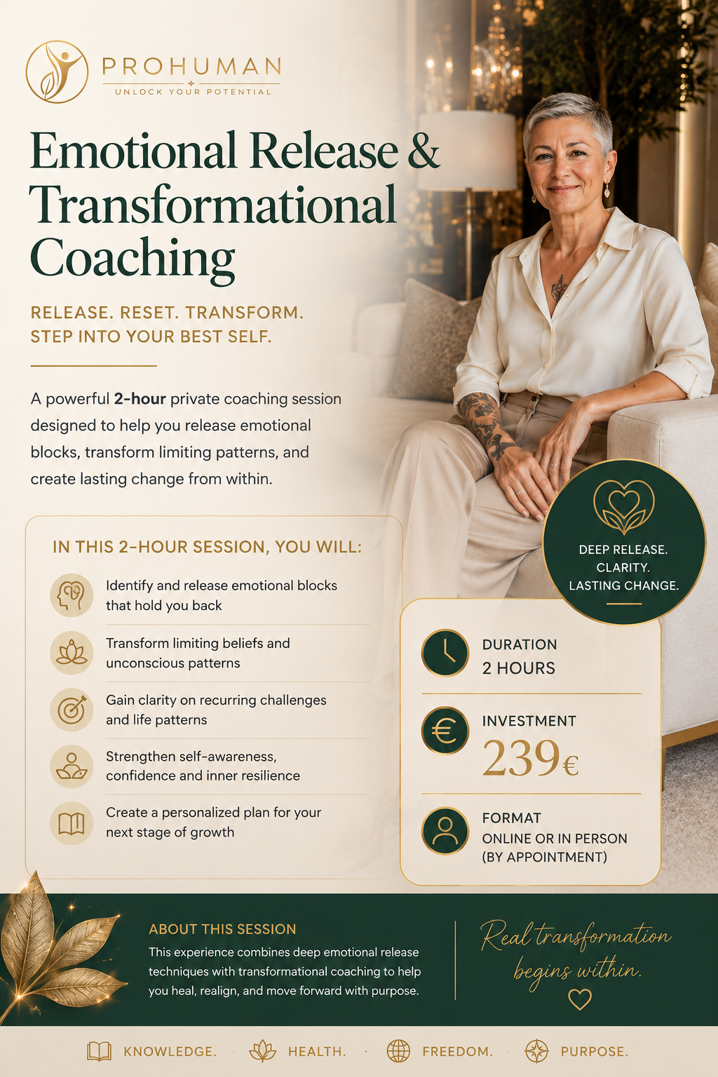 Emotional Release & Transformational Coaching