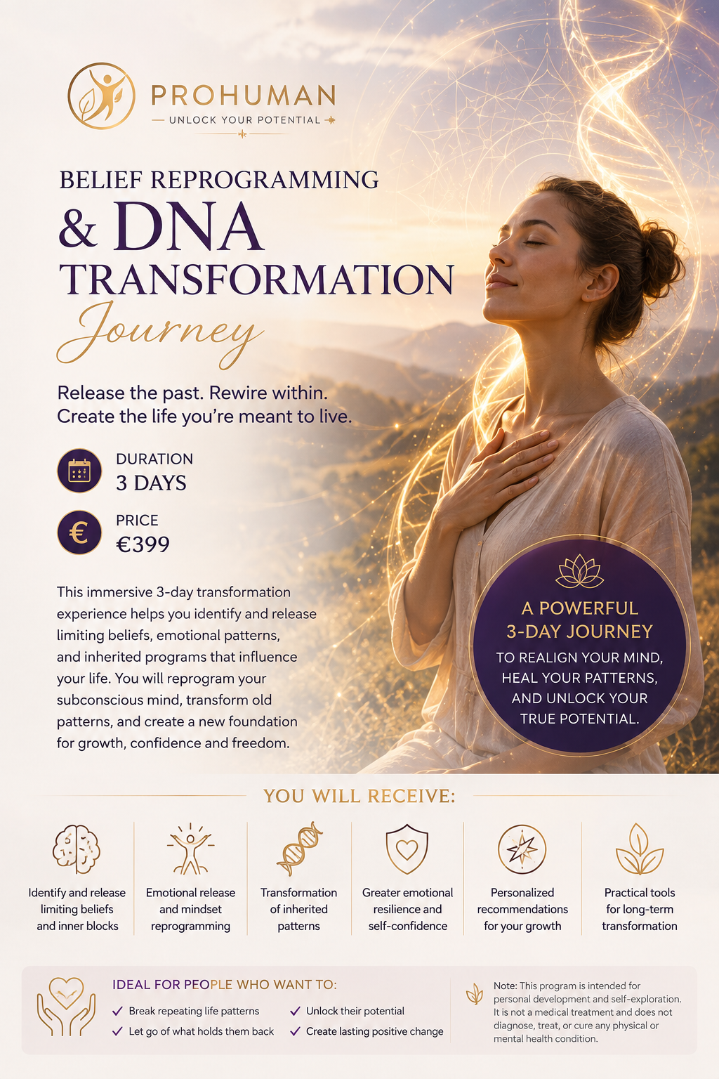 DNA Transformation & Belief Reprogramming